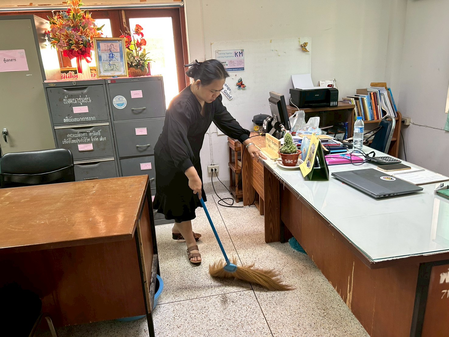 📢สพอ.เสนา🍃: ดำเนินกิจกรรม "5 ส" Big Cleaning Day