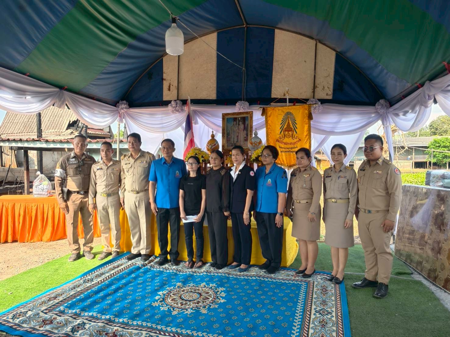 📢สพอ.เสนา🍃 : เข้าร่วมพิธีมอบสิ่งของพระราชทานมูลนิธิราชประชานุเคราะห์ในพระบรมราชูปถัมภ์