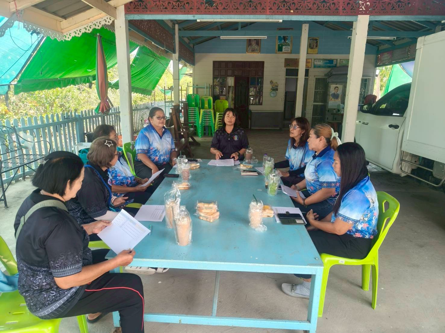 📢สพอ.เสนา🍃 : ประชุมคณะทำงานขับเคลื่อนกองทุนพัฒนาบทบาทสตรีตำบลหัวเวียง ครั้งที่ 1/2569