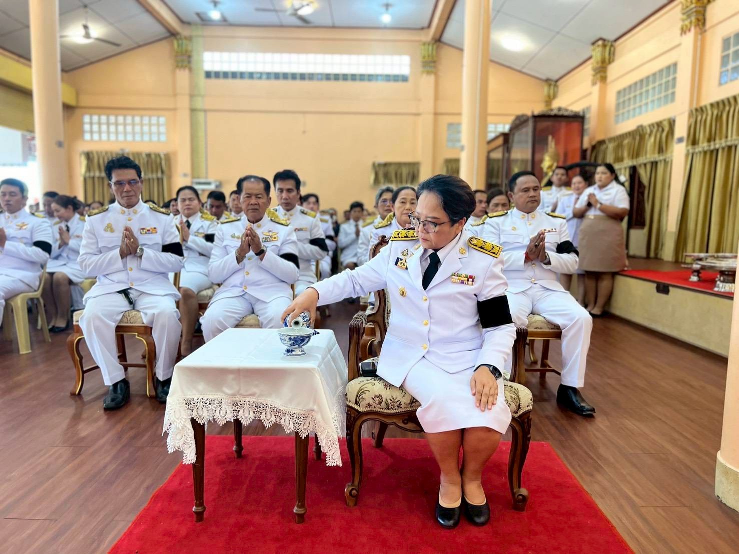 📢สพอ.เสนา🍃: พิธีบำเพ็ญพระกุศลสวดพระอภิธรรมพระศพ สมเด็จพระเจ้าลูกเธอ เจ้าฟ้าพัชรกิติยาภา นเรนทิราเทพยวดี กรมหลวงราชสาริณีสิริพัชร มหาวัชรราชธิดา