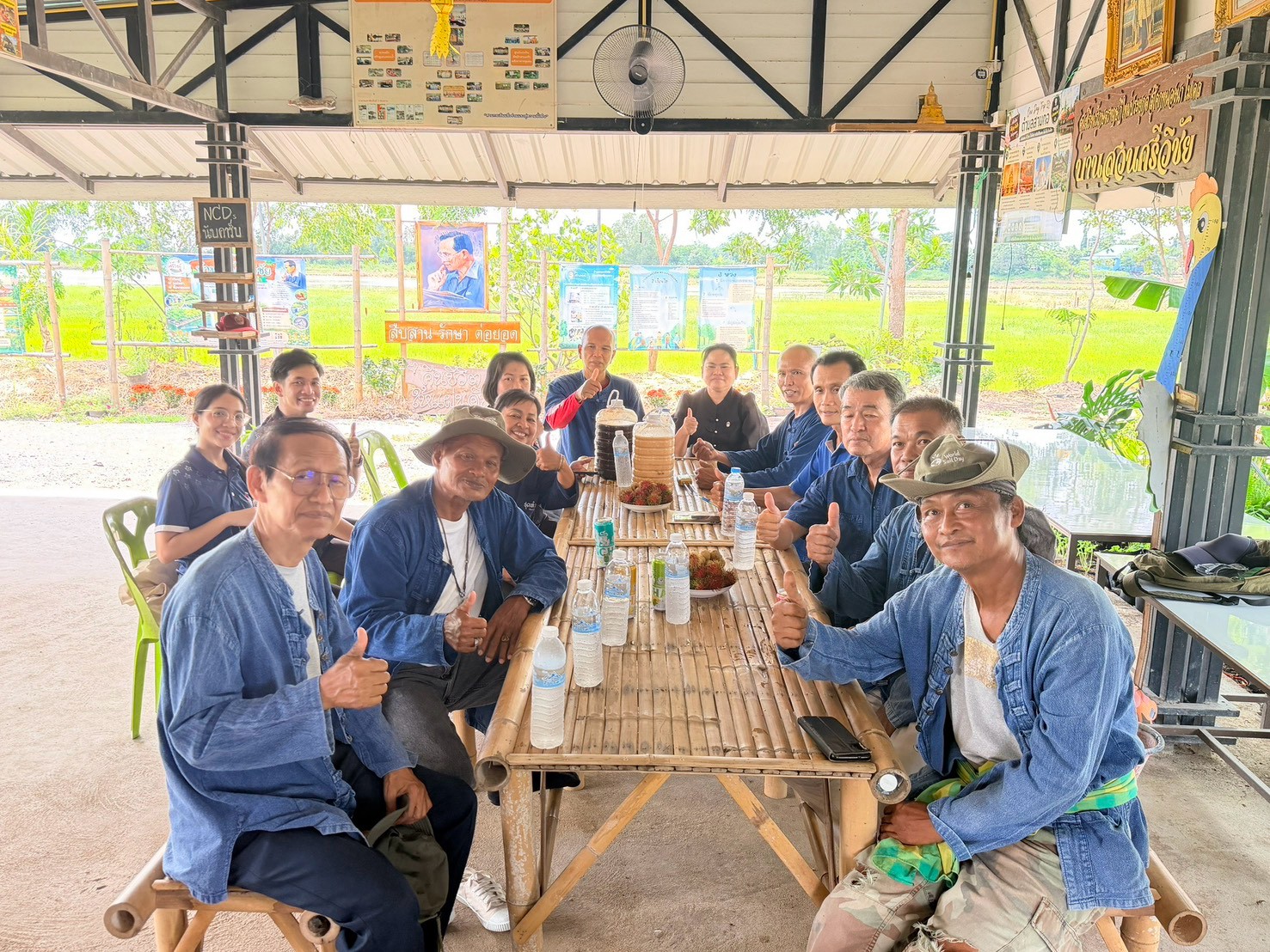 📢สพอ.เสนา🍃 : ต้อนรับเครือข่ายกสิกรรมธรรมชาติ พระนครศรีอยุธยาและคณะ เยี่ยมชมศูนย์เรียนรู้เกษตรทฤษฎีใหม่ประยุกต์สู่ โคกหนองนาโมเดลบ้านสวนศรีวิชัย