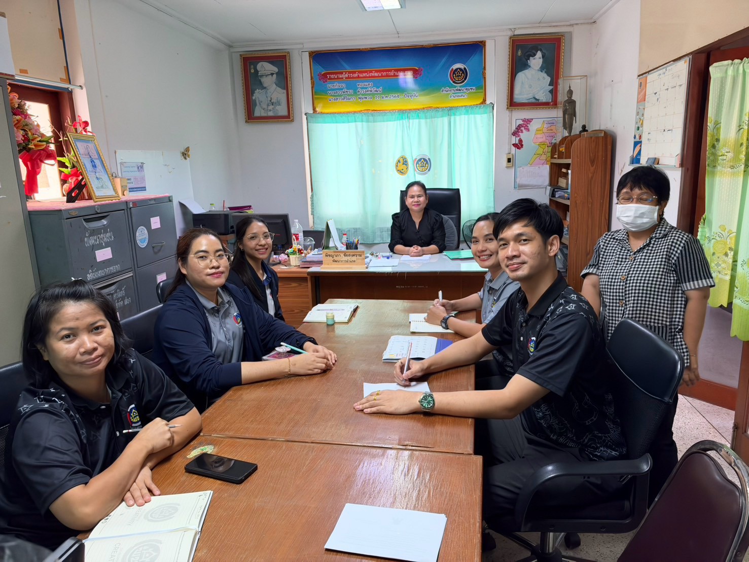 📢สพอ.เสนา🍃: ประชุมสำนักงานพัฒนาชุมชนอำเภอเสนา ประจำเดือนตุลาคม